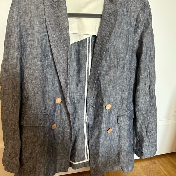 Mango brand 100% linen melange blazer - M - Picture 3 of 3